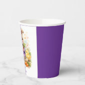 Gobelets En Papier Easter Bunny Purple Jacket Baby Shower (Gauche)