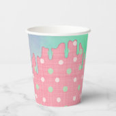Gobelets En Papier Easter Gnome Polkadot Eggs Icing Drips (Verso)
