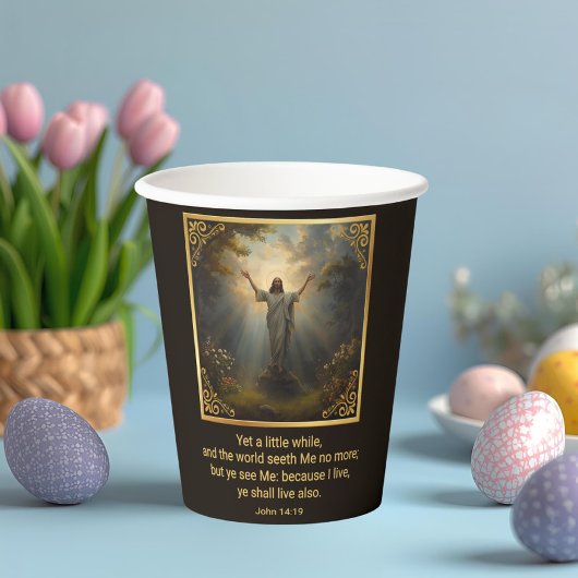 Gobelets En Papier Easter Resurrection Religious