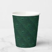 Gobelets En Papier Eau sur métal vert (Gauche)