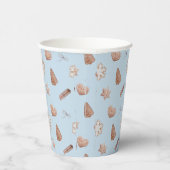 Gobelets En Papier Échange de cookies bleus (Droite)