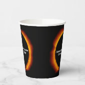 Gobelets En Papier Éclipse solaire annuelle 2023 (Gauche)