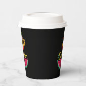 Gobelets En Papier École Bonjour heure d'été (Gauche)