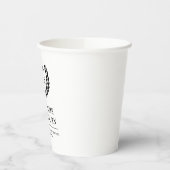 Gobelets En Papier École de soins infirmiers de la RN personnalisée É (Gauche)