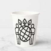 Gobelets En Papier Écosystème planétaire (Recto)