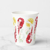 Gobelets En Papier Écris / Kräftskiva / Parti suédois (Droite)