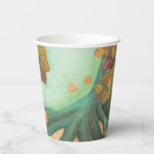 Gobelets En Papier Écureuils rouges mangeant des noisettes Illustrati (Verso)