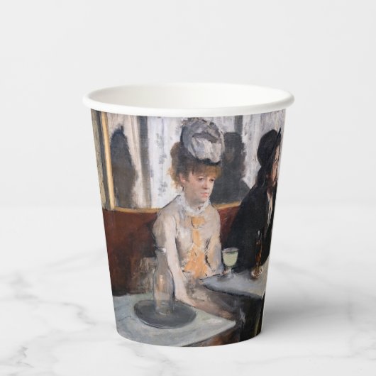 Gobelets En Papier Edgar Degas - Dans un café / L'Absinthe (Verso)