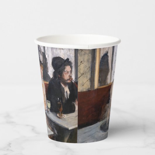 Gobelets En Papier Edgar Degas - Dans un café / L'Absinthe (Droite)