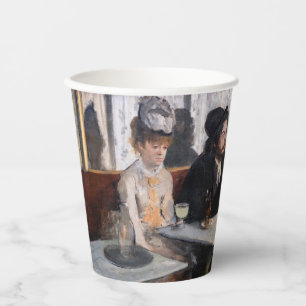 Gobelets En Papier Edgar Degas - Dans un café / L'Absinthe