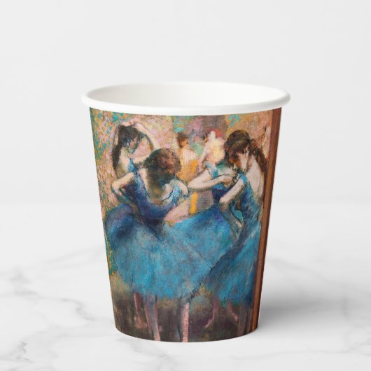 Gobelets En Papier Edgar Degas - Danseurs en bleu (Verso)