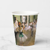 Gobelets En Papier Edgar Degas La Classe Danse (Verso)