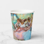 Gobelets En Papier Edgar Degas - Quatre Ballerinas sur scène (Verso)