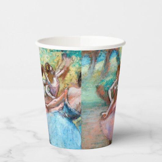 Gobelets En Papier Edgar Degas - Quatre Ballerinas sur scène (Gauche)