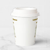 Gobelets En Papier Editable Vintage Neutral Baby Shower  (Droite)