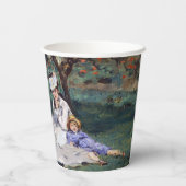 Gobelets En Papier Edouard Manet - La famille Monet dans son jardin (Verso)