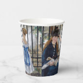 Gobelets En Papier Edouard Manet - Le Chemin De Fer (Droite)