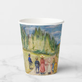 Gobelets En Papier Edvard Munch - La forêt Fairytale (Verso)