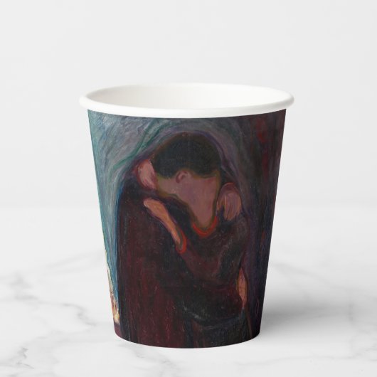 Gobelets En Papier Edvard Munch - Le baiser (Recto)