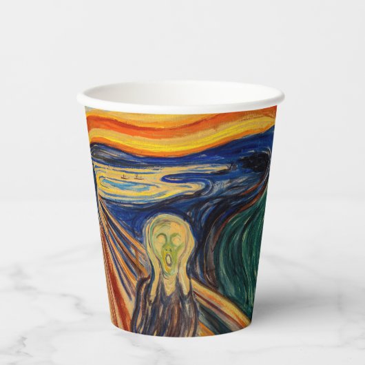 Gobelets En Papier Edvard Munch - Le cri 1910 (Recto)