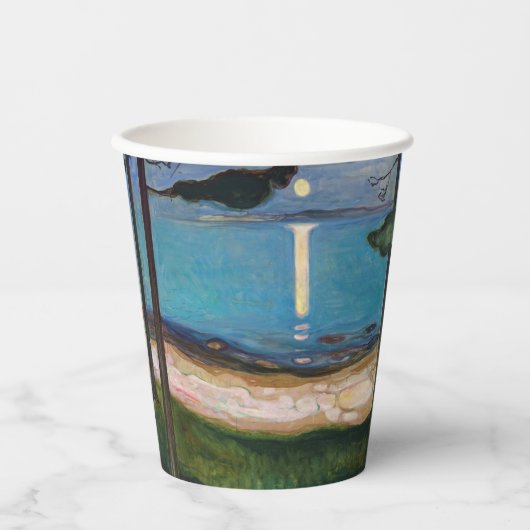 Gobelets En Papier Edvard Munch - Lune (Recto)