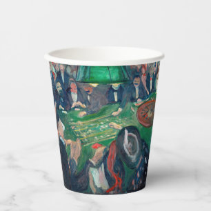 Gobelets En Papier Edvard Munch - Table de roulette à Monte Carlo