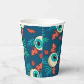 Gobelets En Papier Effrayant Cool Effrayant Yeux Éffrayants Halloween (Droite)