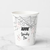 Gobelets En Papier Éffrayant | Coupes d'anniversaire | Fantômes roses (Verso)