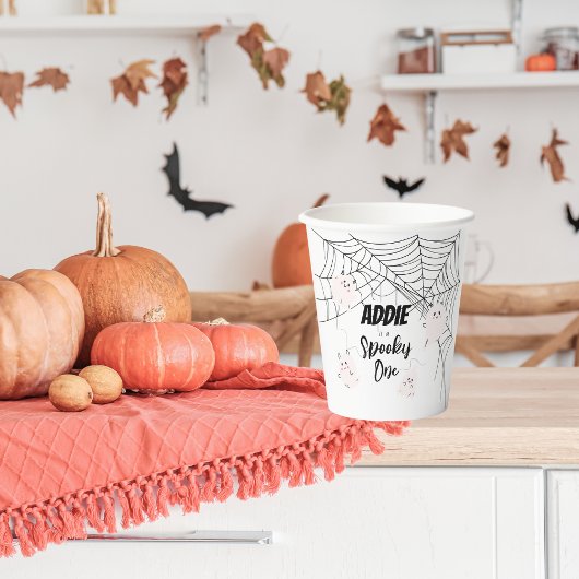 Gobelets En Papier Éffrayant | Coupes d'anniversaire | Fantômes roses