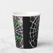 Gobelets En Papier Éffrayant Déplaisant Spiderweb Motif Halloween per (Gauche)