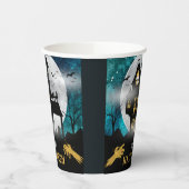 Gobelets En Papier Éffrayant Haunted House Halloween Parti (Gauche)