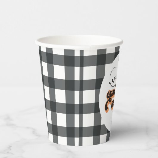 Gobelets En Papier Éffrayant Un Halloween 1er Anniversaire (Droite)