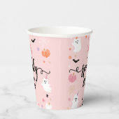 Gobelets En Papier Éffrayant Un Halloween mignon Fantôme 1er Annivers (Droite)