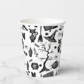 Gobelets En Papier Éffrayante Eclosion Halloween fête d'anniversaire (Verso)