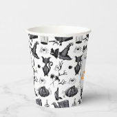 Gobelets En Papier Éffrayante Eclosion Halloween fête d'anniversaire (Droite)