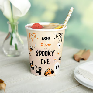 Gobelets En Papier Éffrayante Halloween mignonne Fête d'anniversaire