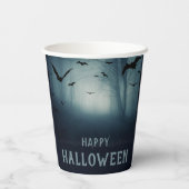 Gobelets En Papier Éffrayante Haunted Forest Halloween Party (Verso)