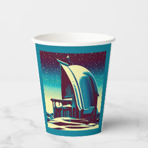 Gobelets En Papier Église futuriste SF 1