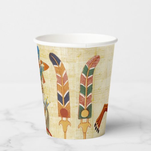 Gobelets En Papier Égypte ancienne Pharaon Ramesses II Cheval papyrus (Droite)