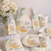 Gobelets En Papier Eid  Al Adha Dusty Green Cute Sheep Dinner 