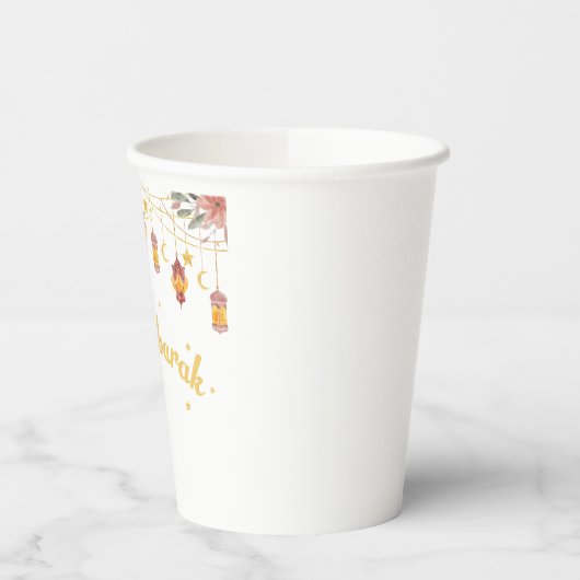 GOBELETS EN PAPIER EID MUBARAK - EID (Gauche)