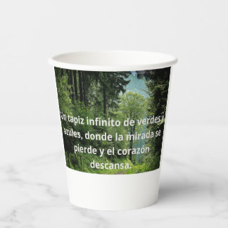 Gobelets En Papier El Abismo Azul y Verde