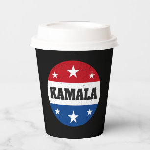 Gobelets En Papier Élection de Kamala Harris 2024 V