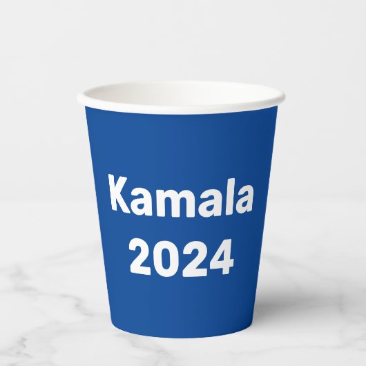 Gobelets En Papier Élection présidentielle de Kamala 2024 (Recto)