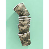 Gobelets En Papier Élégance botanique - Le cygne dans la forêt