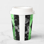 Gobelets En Papier Élégant 20e anniversaire de mariage Émeraude (Droite)