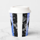 Gobelets En Papier Élégant 45e anniversaire de Mariage Sapphire (Gauche)