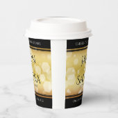 Gobelets En Papier Élégant 50e anniversaire de Mariage d'or (Gauche)