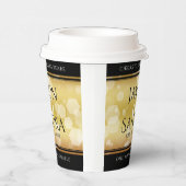 Gobelets En Papier Élégant 50e anniversaire de Mariage d'or (Droite)