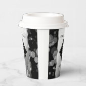 Gobelets En Papier Élégant 70e anniversaire de Mariage Platinum (Droite)